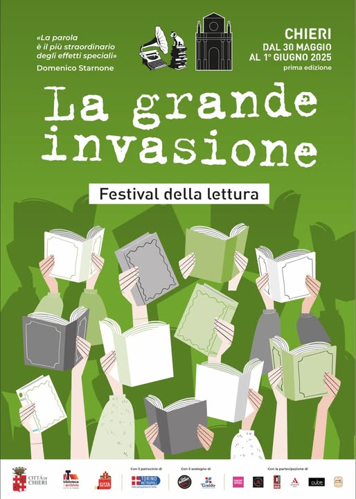 festival letterario Chieri_La GrandeInvasione_locandina - Lo Scoprieventi festival letterario Chieri_La GrandeInvasione_locandina