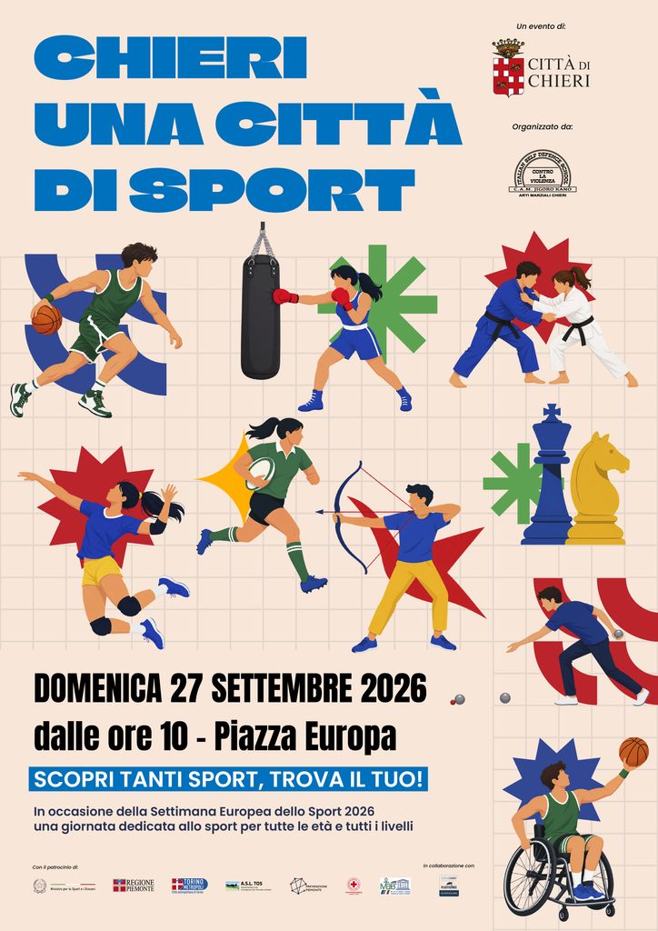 - Lo Scoprieventi FESTA DELLO SPORT 2026 a Chieri