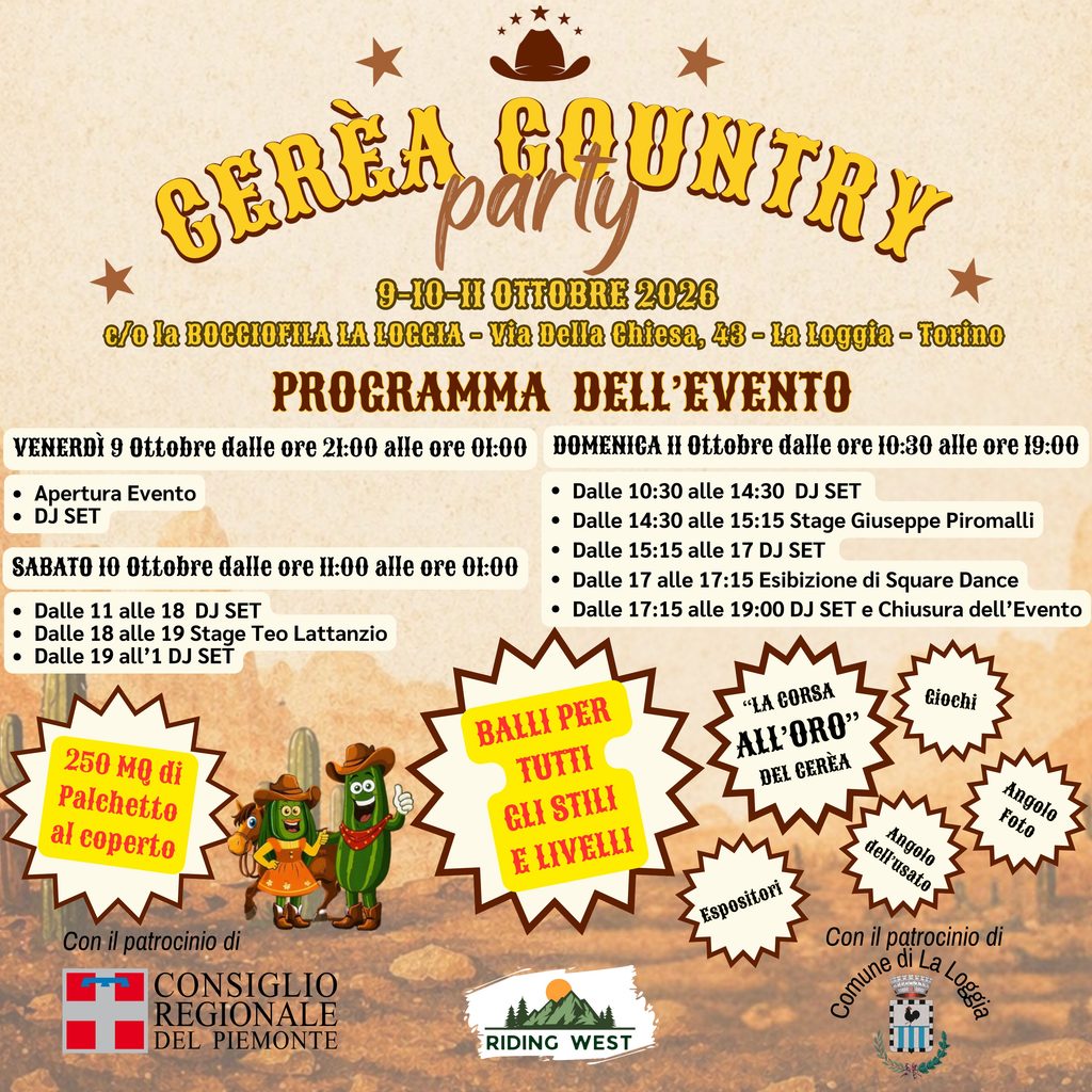 833038714_17995238046010571_6804394714714219551_n - Lo Scoprieventi Locandina Cerèa Country Party alla Fiera d'Autunno Country Western La Loggia