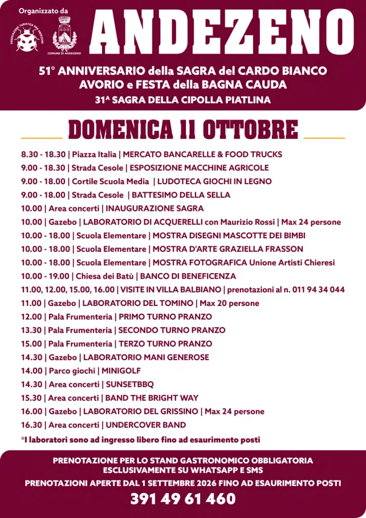Sagre_Cardo_Bianco_Cipolla - Lo Scoprieventi Sagra del Cardo, della Bagna Cauda e della Cipolla Andezeno